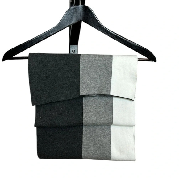 Love and Hope soft combed cotton color block scarf - Picture 1 of 4